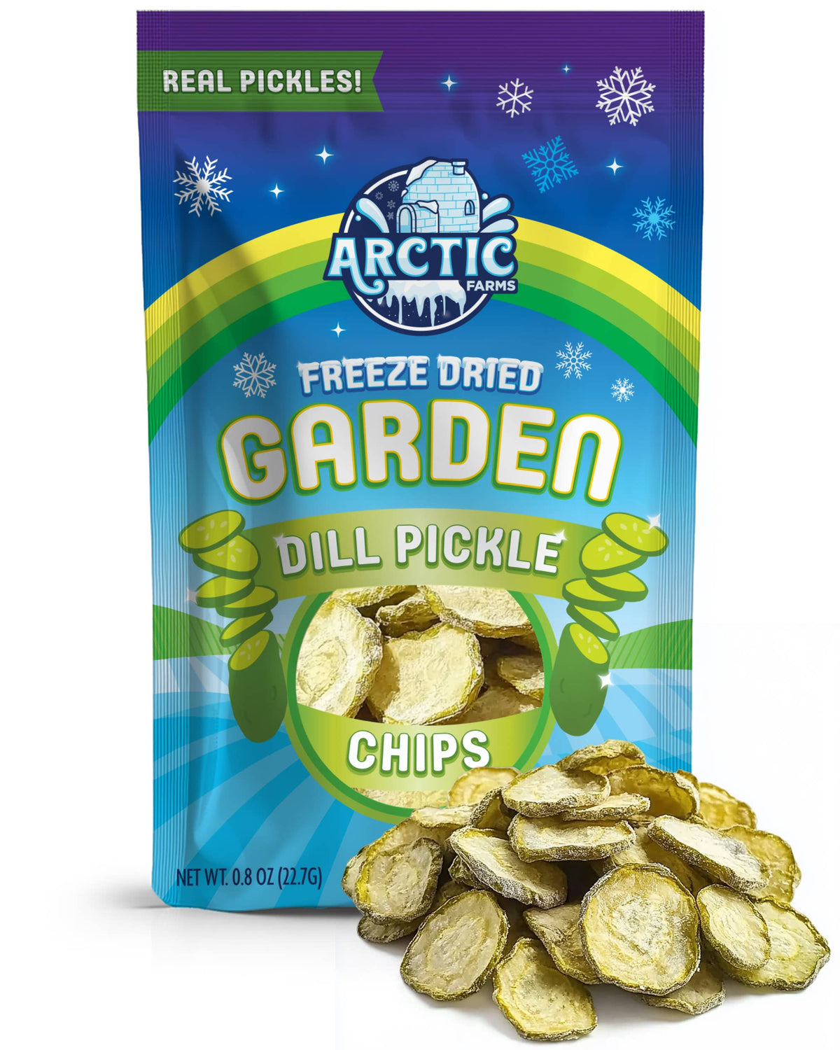 Freeze Dried Dill Pickle Chips