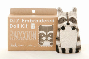 Raccoon Embroidery Kit