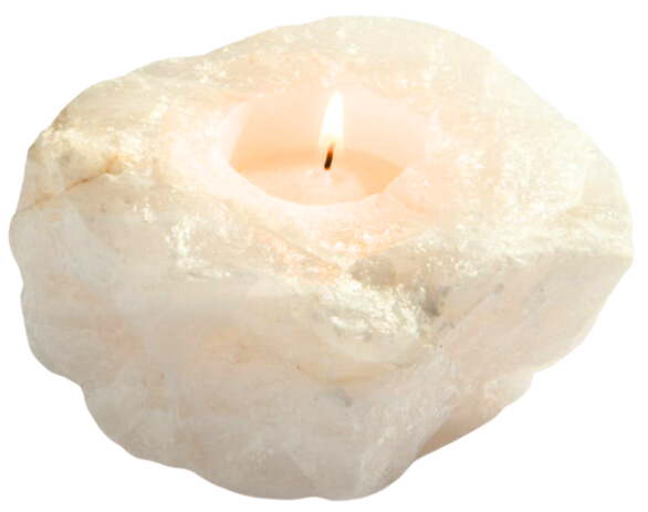 Quartz Candle Holder $25.00