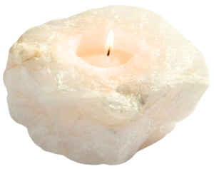 Quartz Candle Holder $25.00