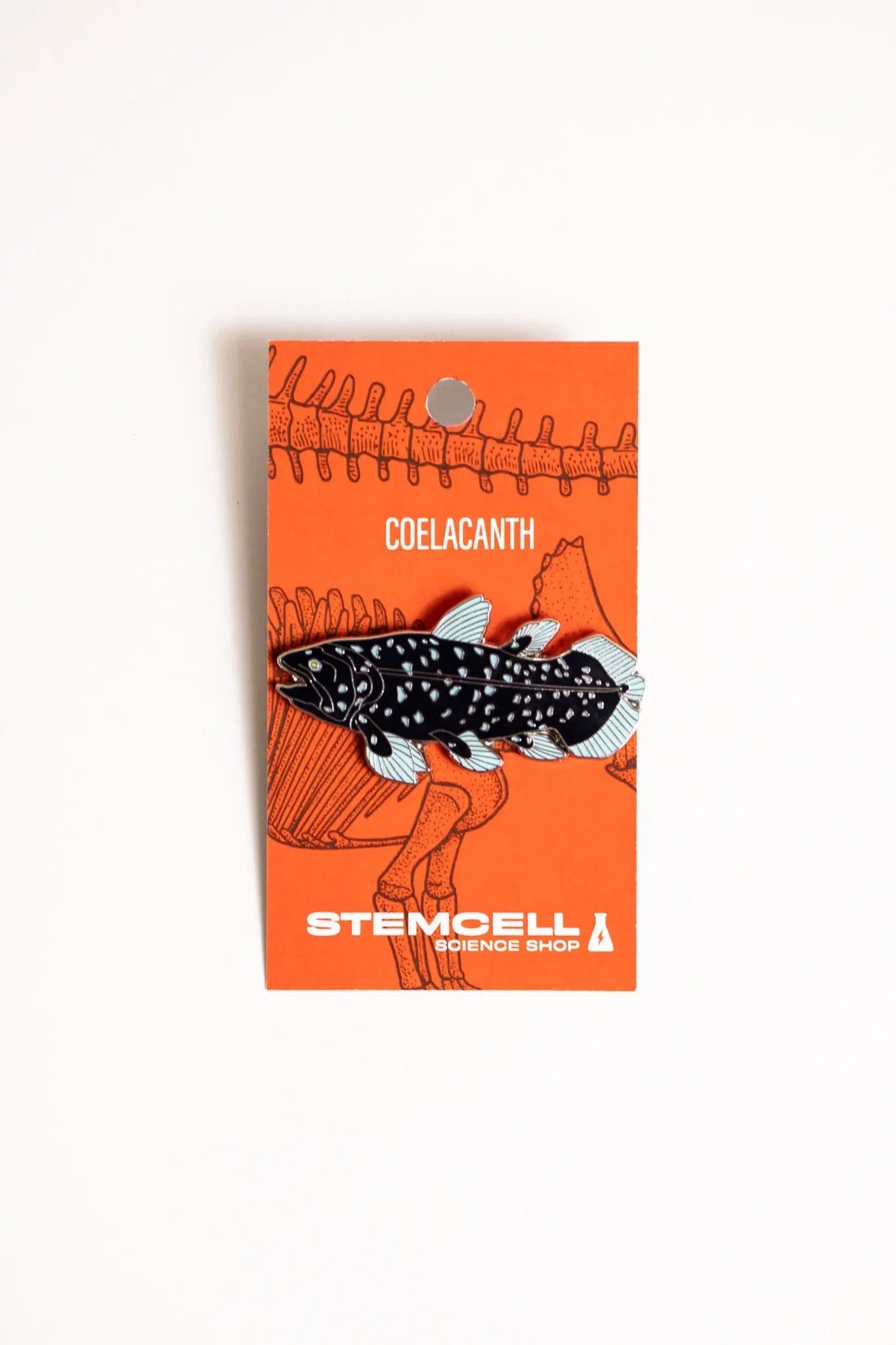 Coelacanth Enamel Pin