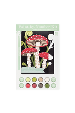 Fly Agaric Mushrooms Paint-by-Number Kit