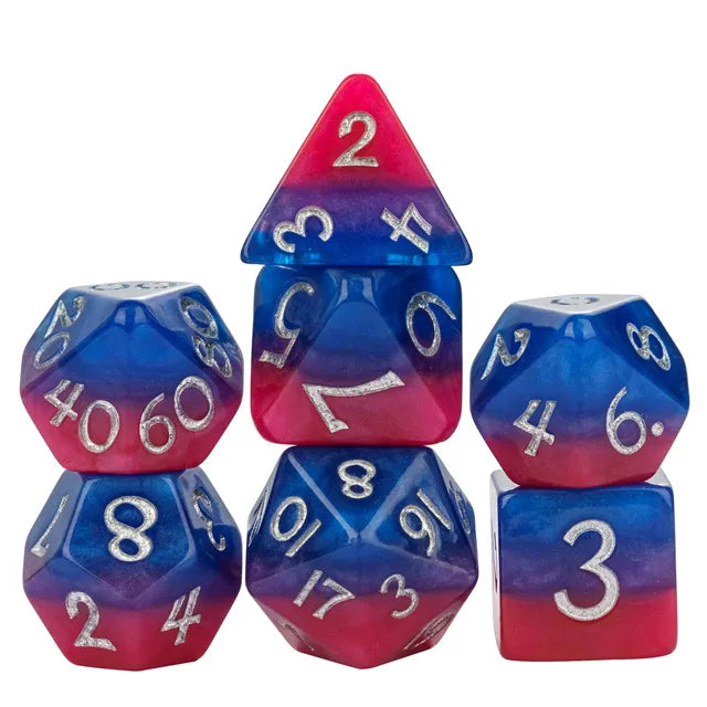 Bisexual Resin Dice