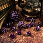 15 Piece Purple Dice Set