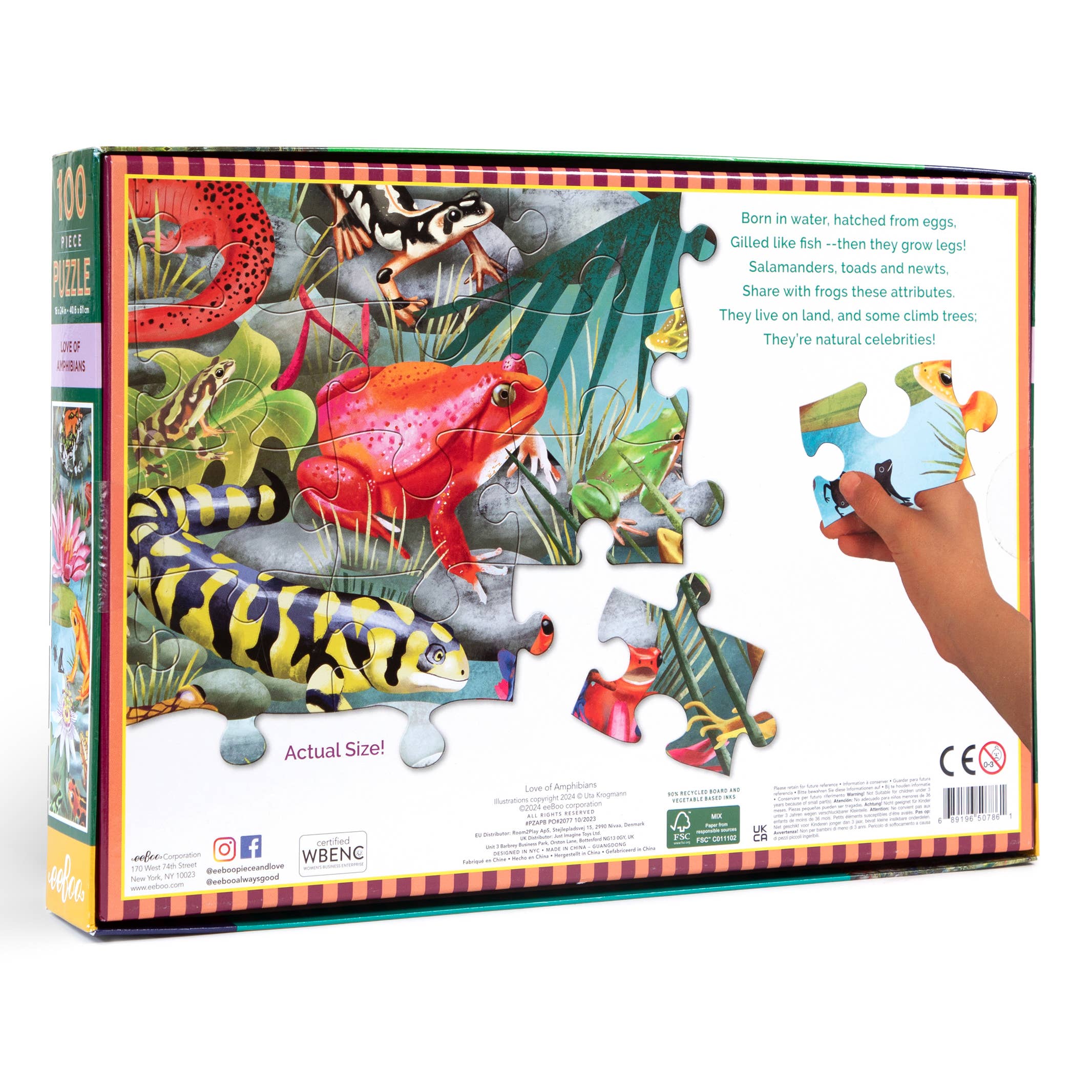 Love of Amphibians 100 Piece Puzzle