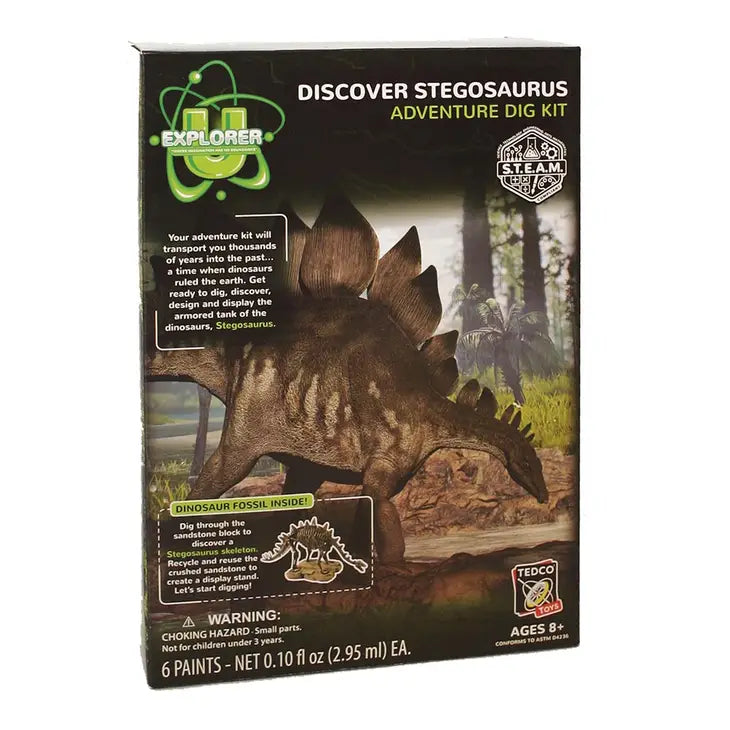 Discover Stegosaurus Adventure Dig Kit