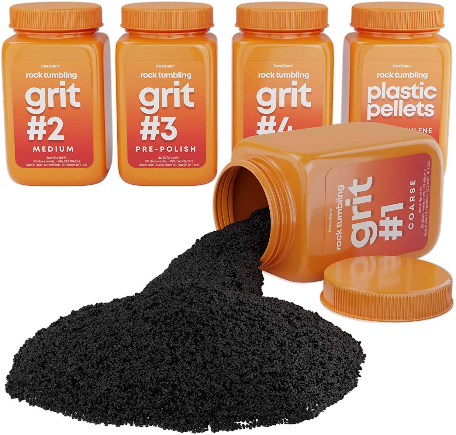 Grit Refill Set for Rock Tumblers