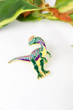 Dilophosaurus Enamel Pin