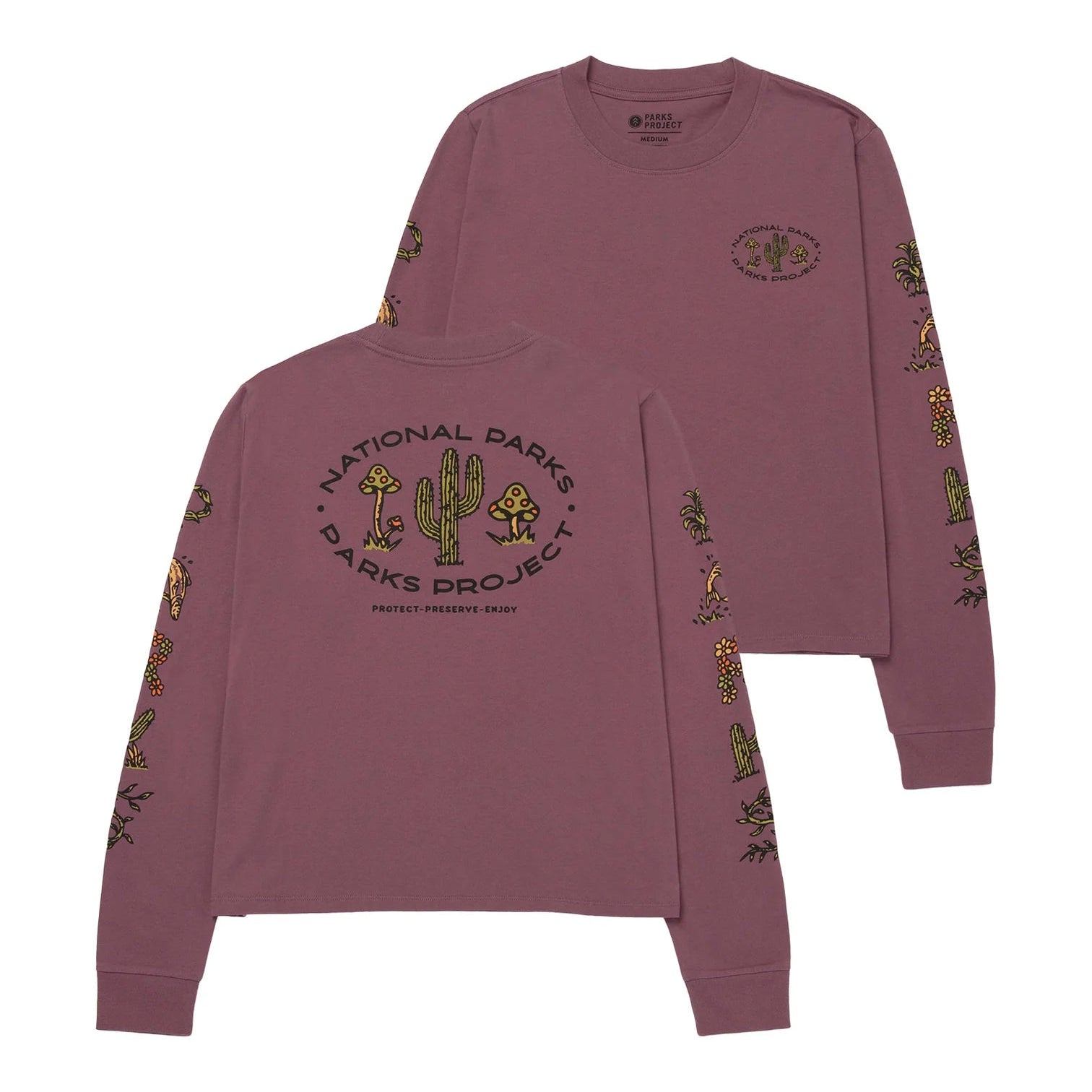 90's Doodle Parks Boxy Long Sleeve Tee (Adult)