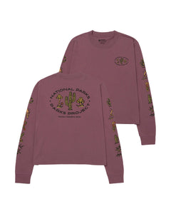 90's Doodle Parks Boxy Long Sleeve Tee (Adult)