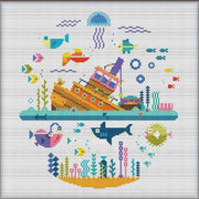 In the Sea Cross Stitch Kit