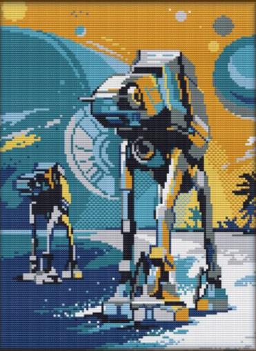 Galactic Walker Cross Stitch Kit