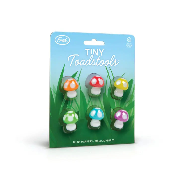 Tiny Toadstools Drink Charms