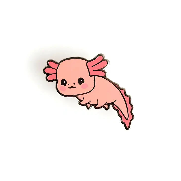 Axolotl Enamel Pin