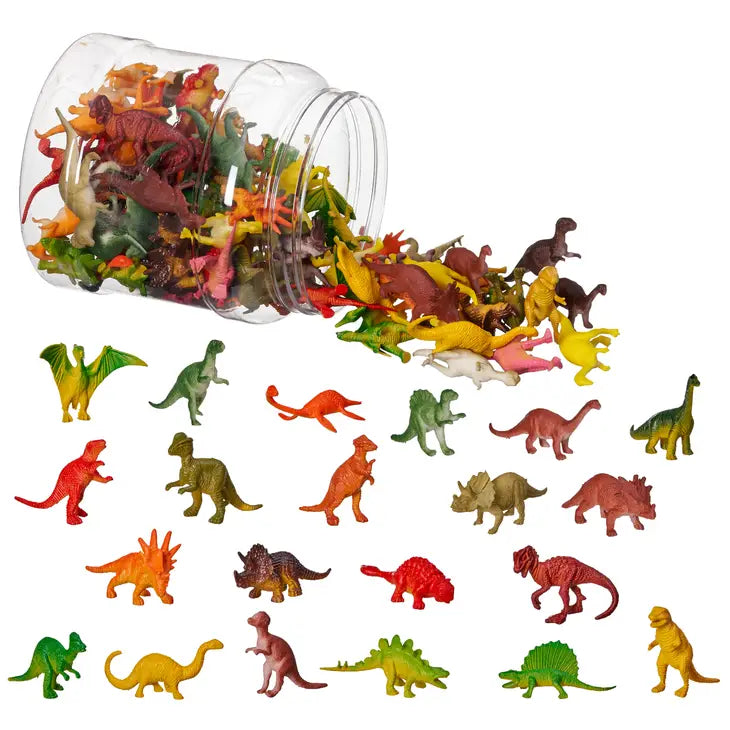 Bucket of Mini Dinosaurs