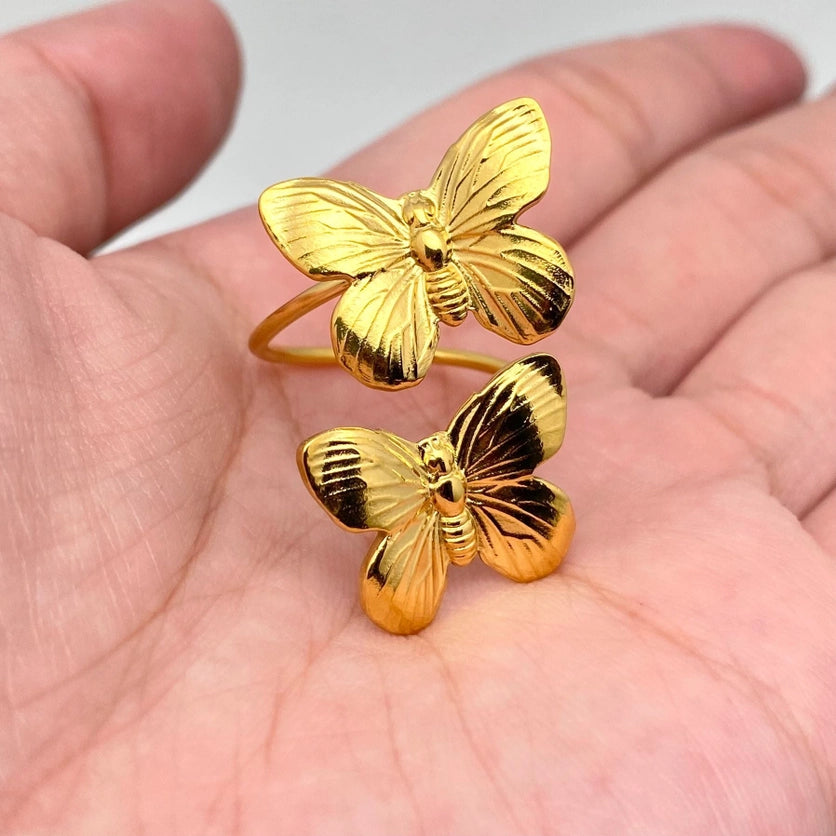 Butterfly Adjustable Ring