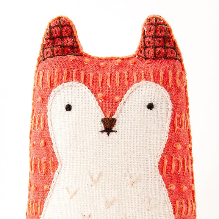 Fox Embroidery Kit
