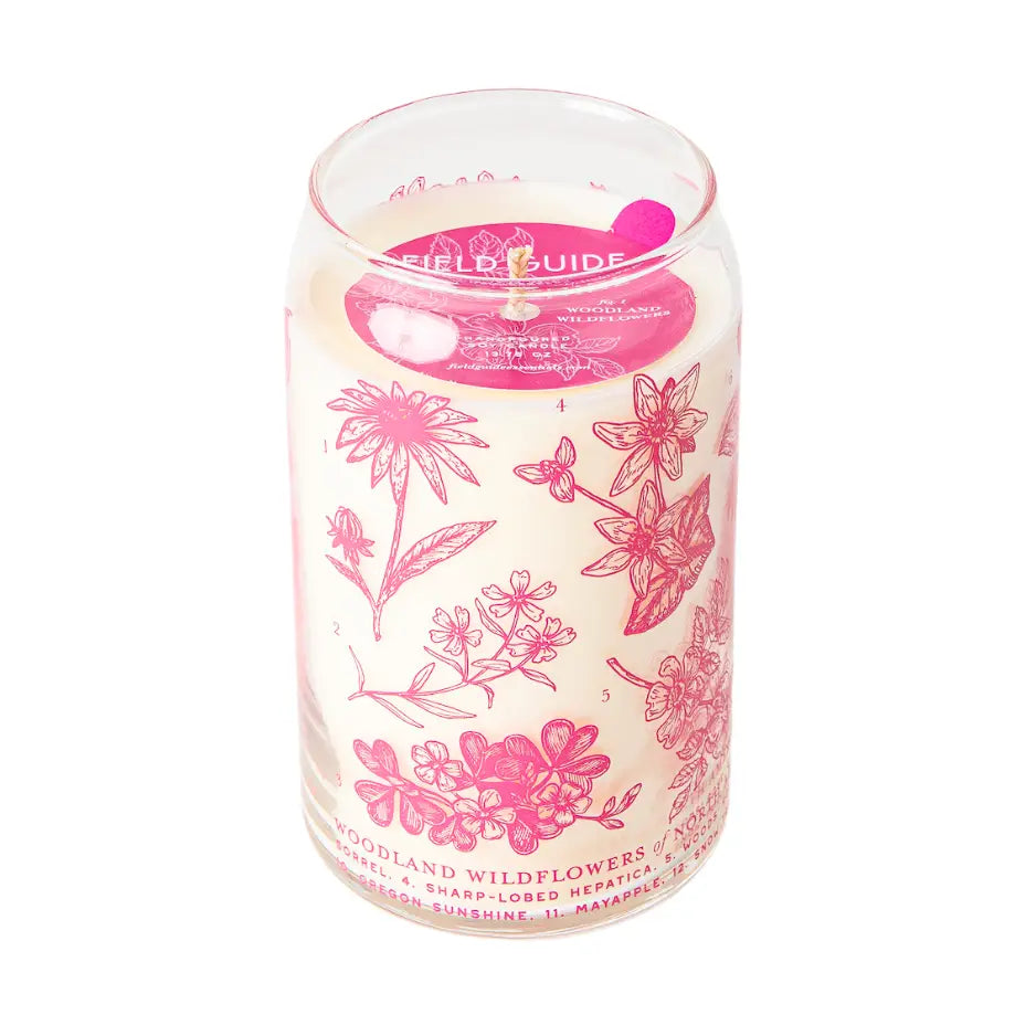 Woodland Wildflowers Field Guide Soy Candle
