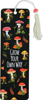 Mushrooms Beaded Bookmark