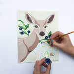 Deer with Huckleberries Paint-By-Number Kit