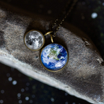 Earth and Moon Layered Necklace