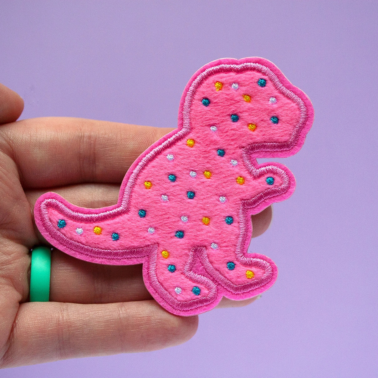 Dino Cookie Patch Set