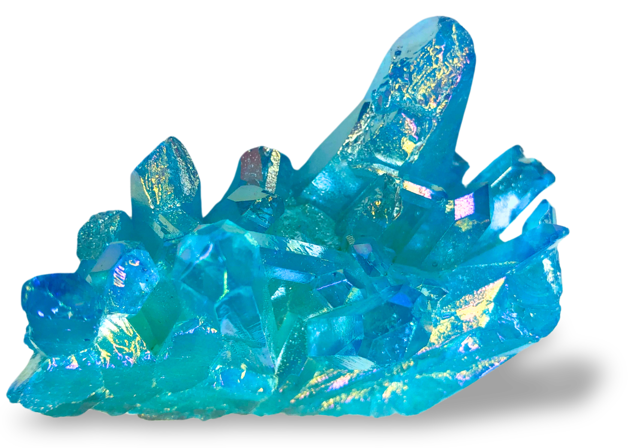 Blue Aura Quartz Cluster $30.00