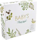 Baby's First Years-A Modern Memory Book & Keepsake Box