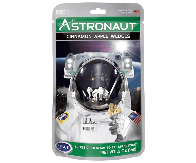 Astronaut Freeze-Dried Cinnamon Apple Wedges