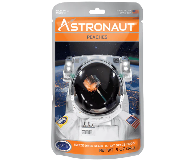 Astronaut Freeze-Dried Peaches