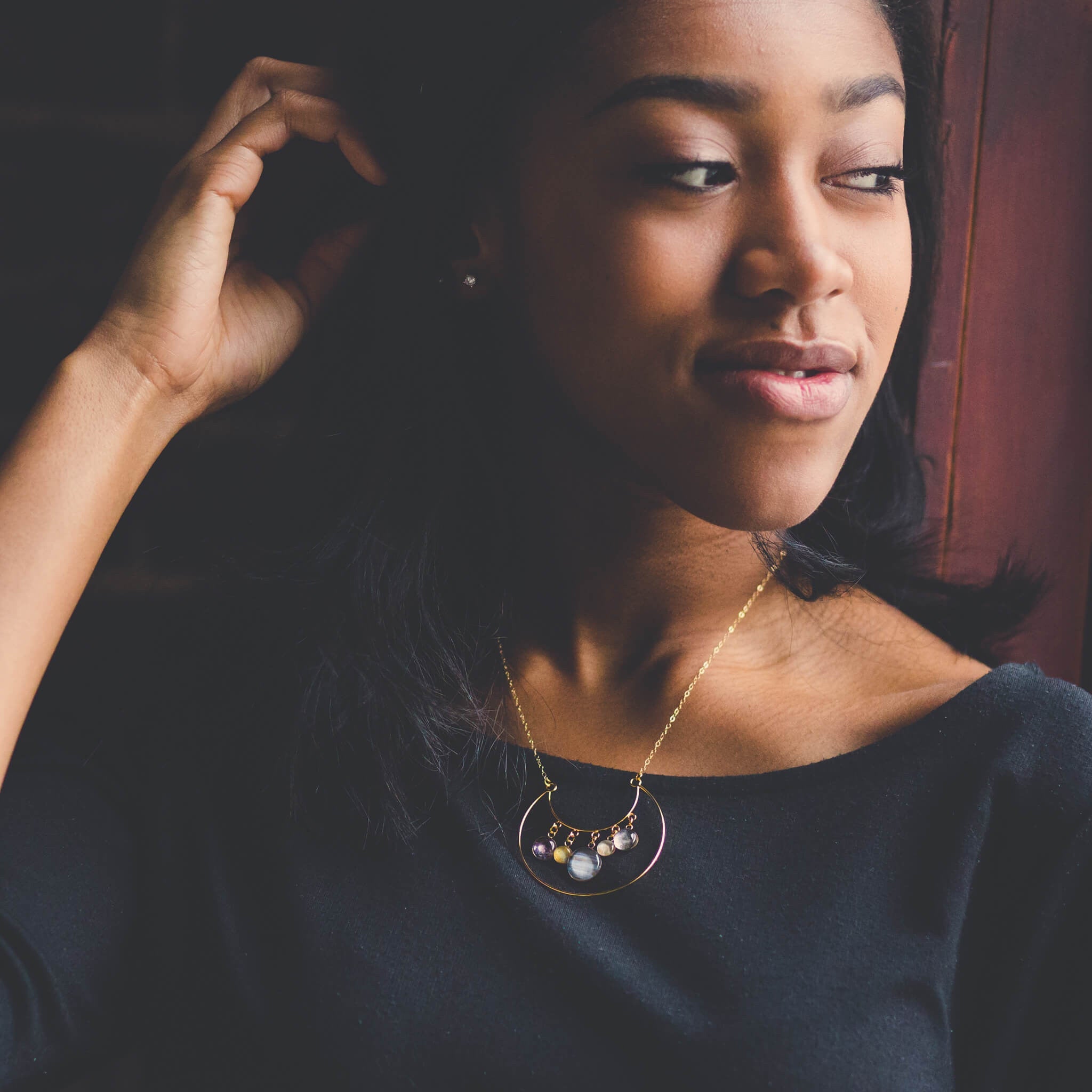 Galilean Moons of Jupiter Necklace