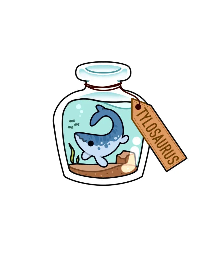 Tylosaurus in a Jar Sticker