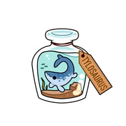 Tylosaurus in a Jar Sticker