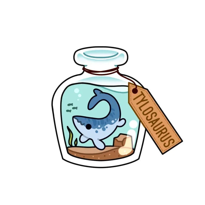 Tylosaurus in a Jar Sticker