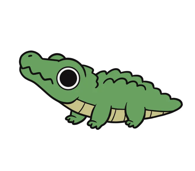 Alligator Enamel Pin