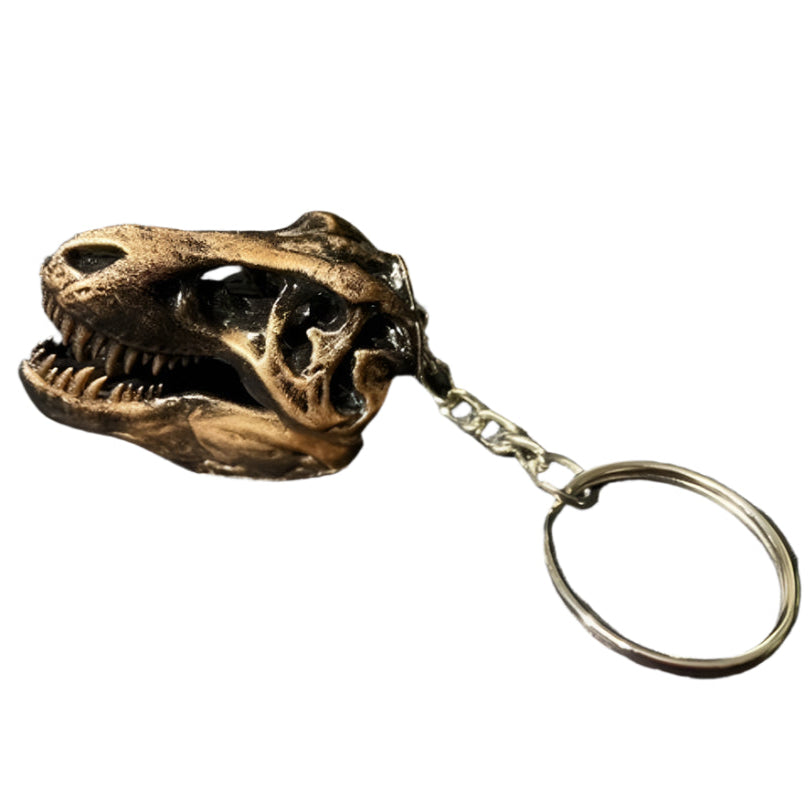 T-Rex Skull Keychain
