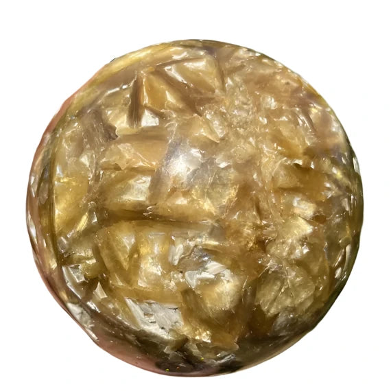 Golden Mica Sphere $140.00