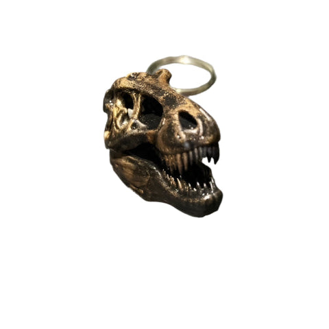 T-Rex Skull Keychain
