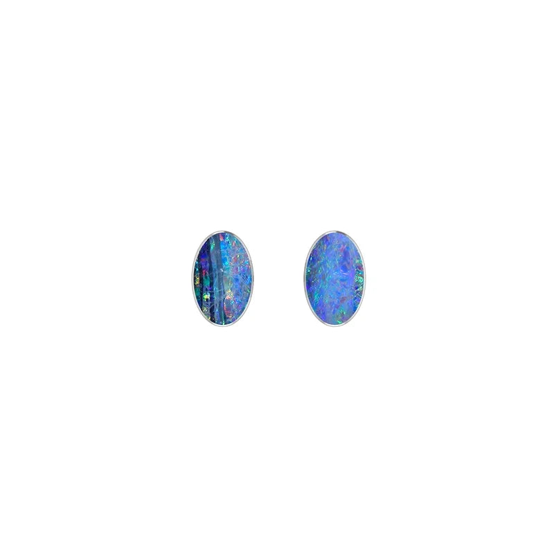 Australian Opal Stud Earrings