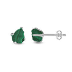 Malachite Stud Earrings