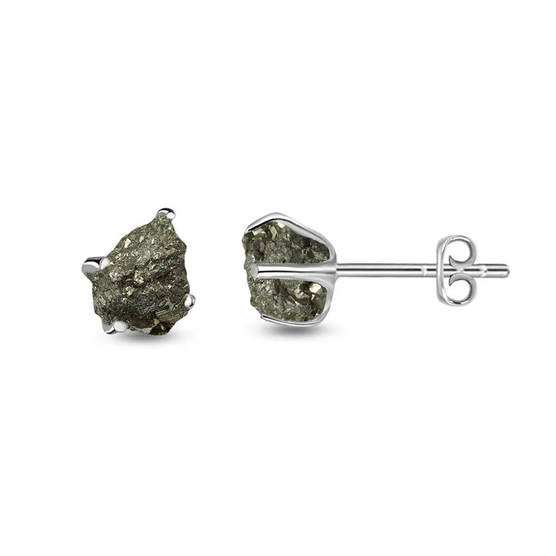 Pyrite Stud Earrings