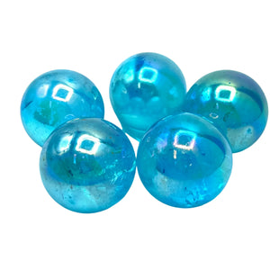 Blue Aura Quartz Sphere $6.00