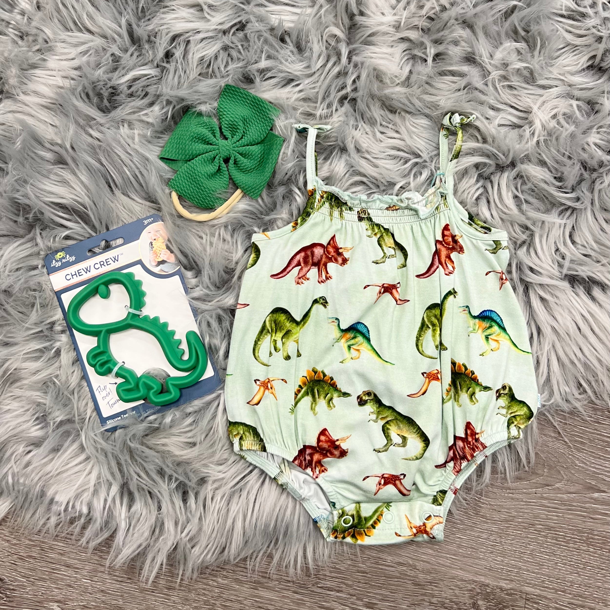 Bamboo Dino Romper