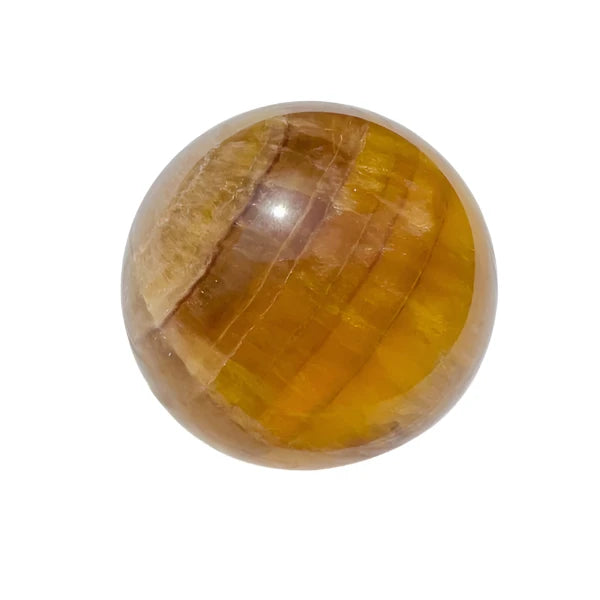 Yellow Fluorite Sphere $65.00