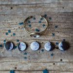 Interchangeable Moon Phase Cuff Bracelet