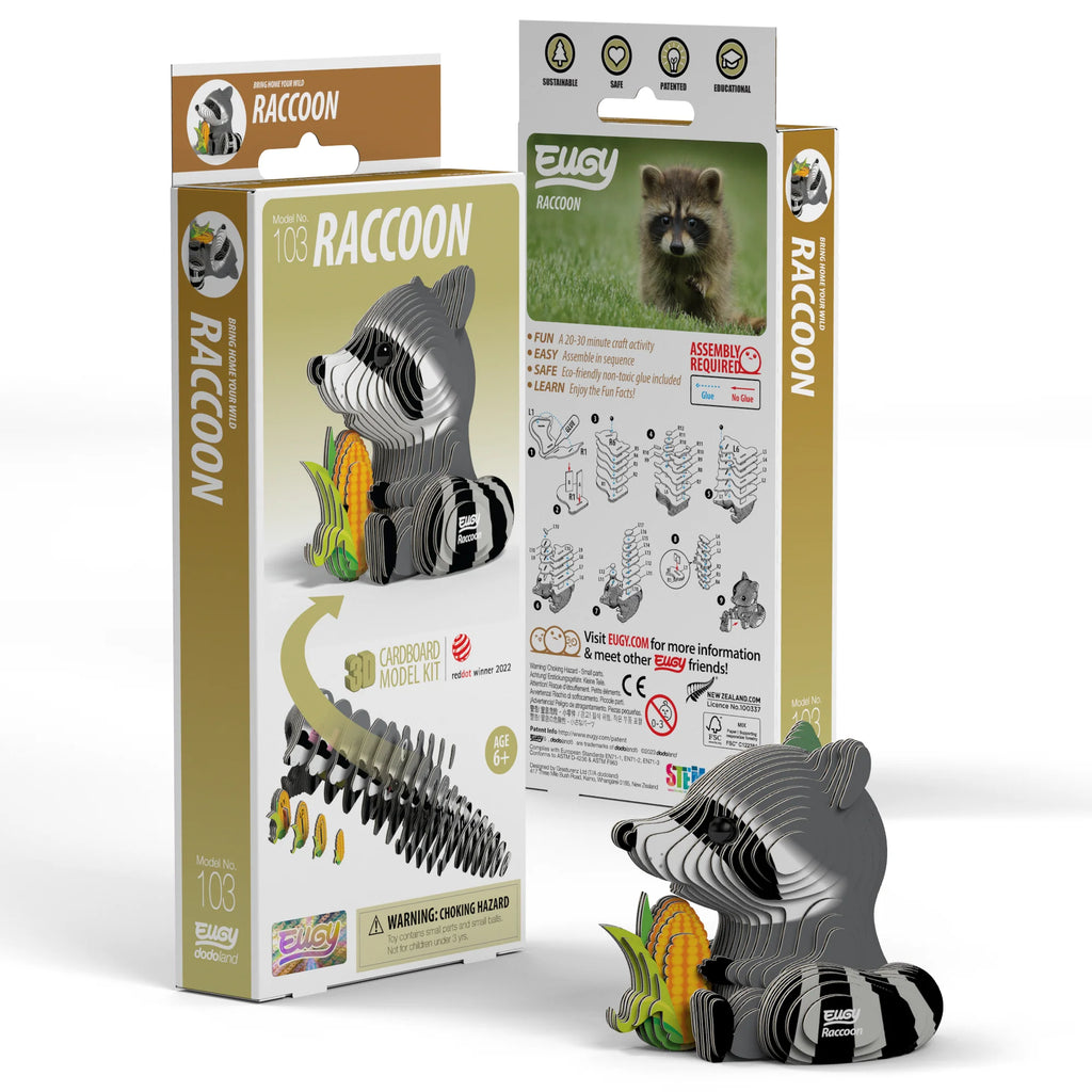 Raccoon 3D Puzzle