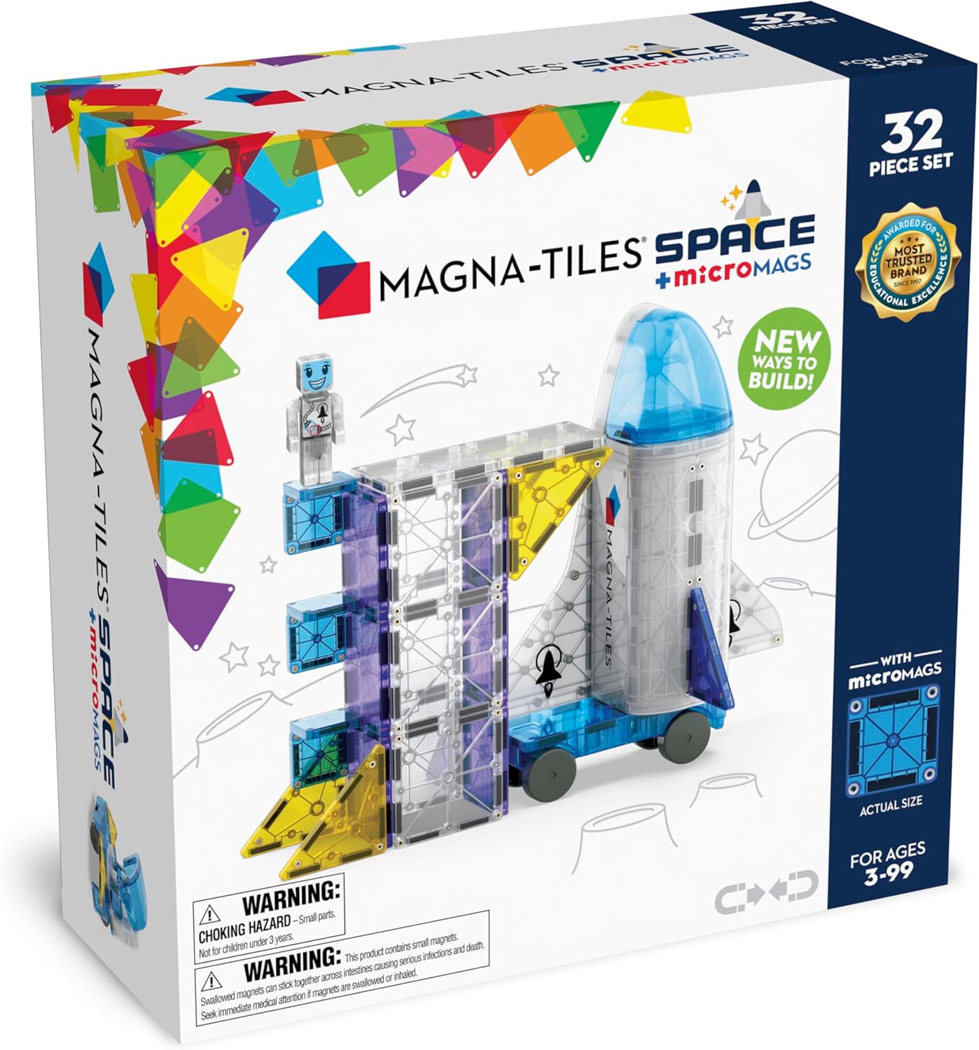 Magna-Tile Space 32-Piece Set