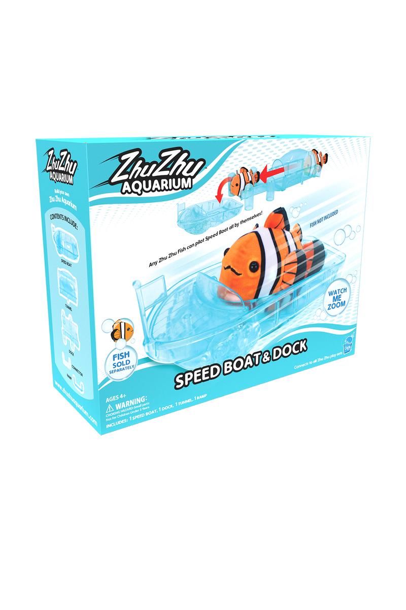 Zhu Zhu Aquarium Interactive Speedboat & Dock Set