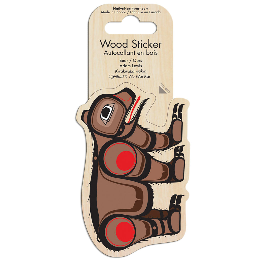 Bear Wood Sticker