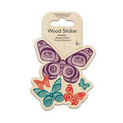 Butterflies Wood Sticker